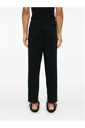 Navy blue cotton trousers JIL SANDER | J21KA0011J45286401